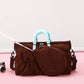 Close-up detail of premium racket sports bag featuring spacious organized compartments and clean court-inspired styling