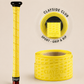 Close-up detail of premium overgrip tape featuring soft textured surface and refined athletic styling