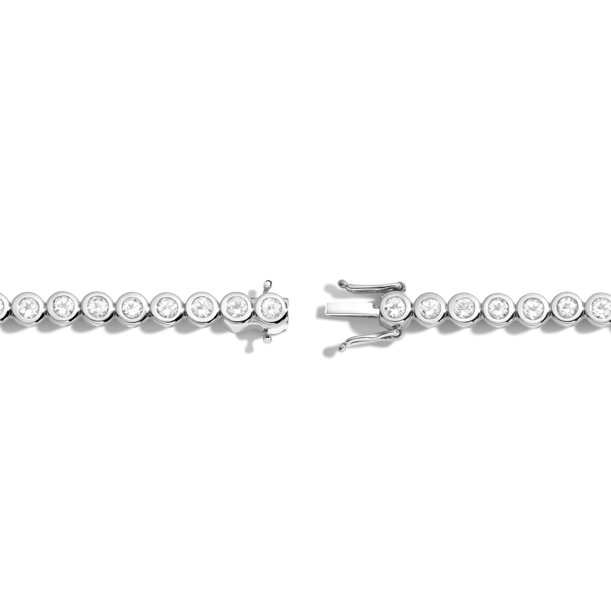 Premium tennis-inspired bracelet featuring radiant stones and refined court heritage luxury aesthetics