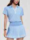 Premium women's tennis dress with elegant pleated skirt, flattering athletic cut, and polished lifestyle-meets-performance appeal.