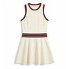 Premium women's tennis apparel featuring a sleeveless design, built-in comfort support, and performance-focused fit.