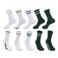 Premium tennis crew socks highlighted in a refined footwear editorial inspired by tennis culture