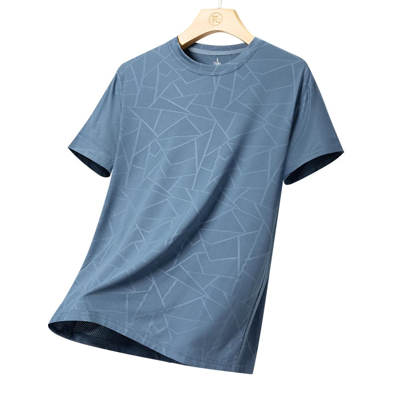 Men's court tennis shirt built for airflow, lightweight comfort, and natural range of motion during tennis play.