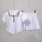 Modern women's tennis clothing set created for training sessions, match days, and active court lifestyle