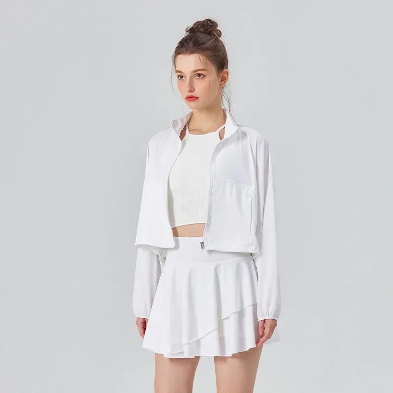 Editorial tennis clothing look featuring tailored fit premium fabric feel and timeless sporting style