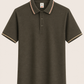 Clayside Club premium women's tennis polo shirt with tailored fit and contrast tipped collar