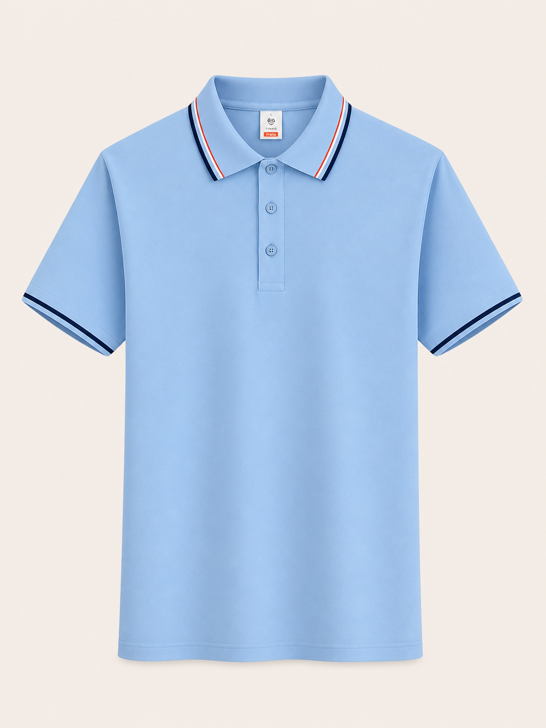 Clayside Club premium women's tennis polo shirt with tailored fit and contrast tipped collar