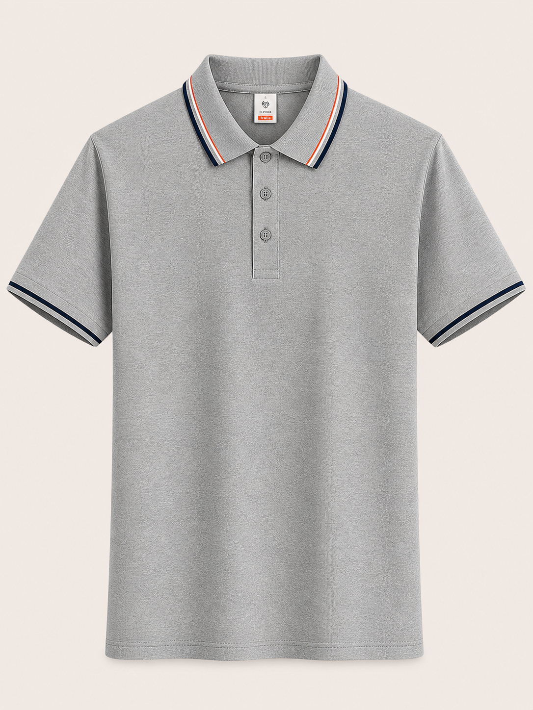Clayside Club premium women's tennis polo shirt with tailored fit and contrast tipped collar