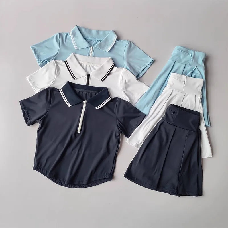 Women's tennis apparel engineered for mobility, breathability, and refined athletic presentation