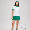 Elegant women’s tennis performance dress designed for comfort, movement, and refined court style.