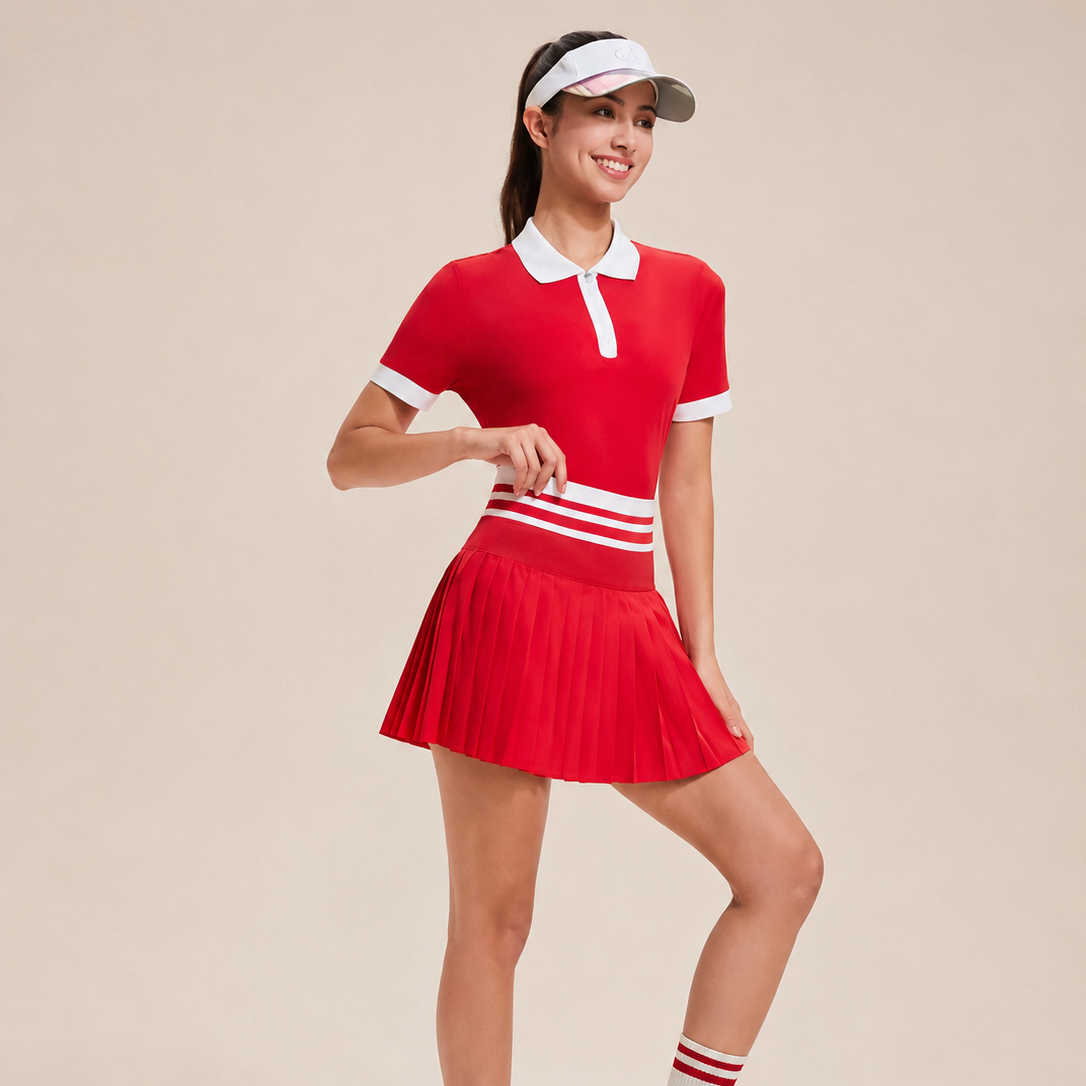 Premium women’s tennis fashion dress with performance-driven comfort and sophisticated on-court presence.
